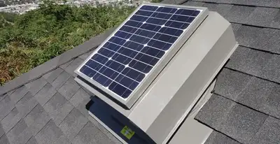 attic fan installation services with energy-efficient roof-mounted ventilation system in Naperville, IL