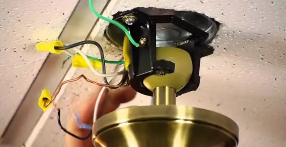 Ceiling fan wiring repair and electrical connection service in Naperville, IL