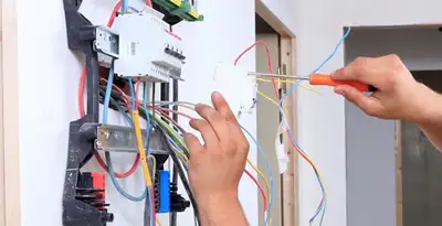 electrician services performing residential electrical panel wiring in Naperville, IL