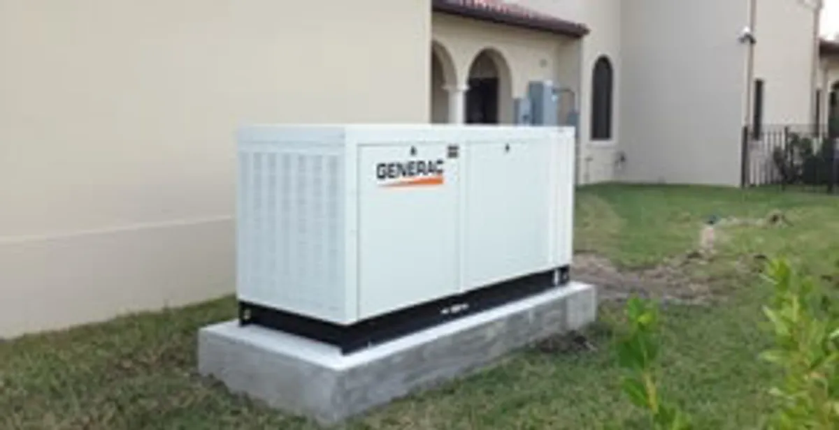 generator installation service showing standby generator professionally installed for residential power backup in Naperville, IL