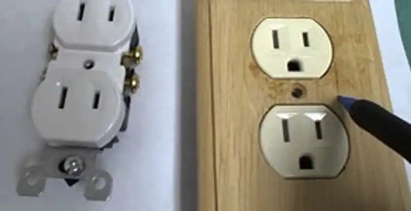 gfc outlets service showing professional installation of ground fault circuit interrupter outlets in Naperville, IL