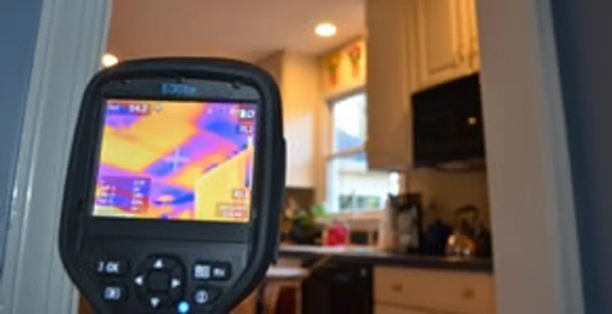 home energy audit service using thermal imaging to evaluate electrical efficiency inside a home in Naperville, IL