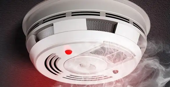 Installed smoke detector providing reliable fire detection in Naperville, IL