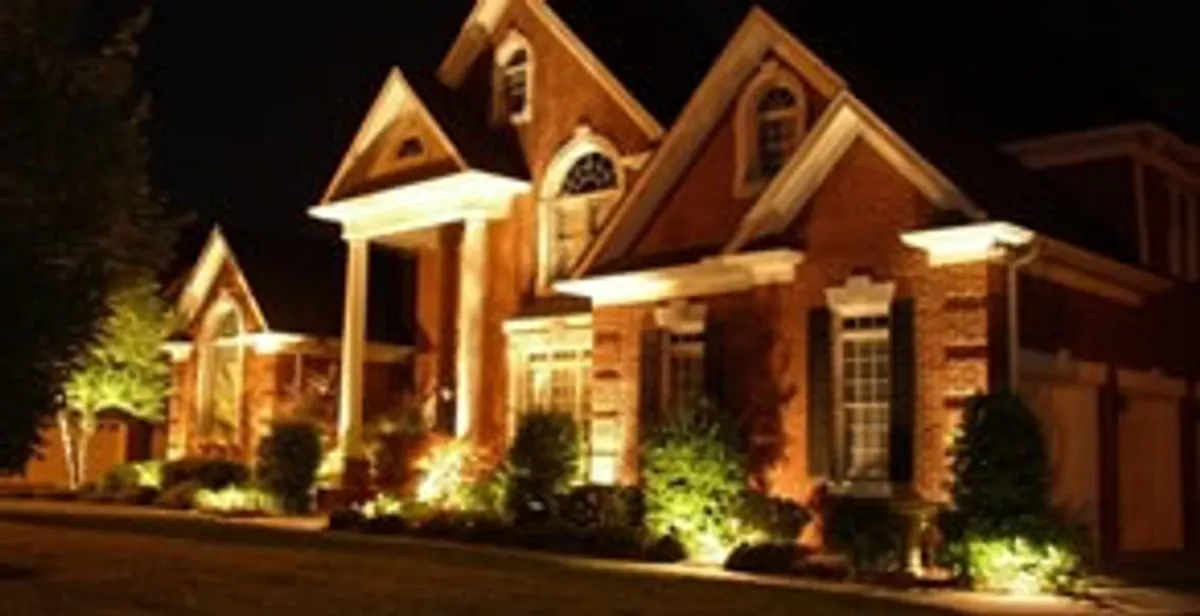 landscape lighting installation services enhancing residential exterior lighting in Naperville, IL