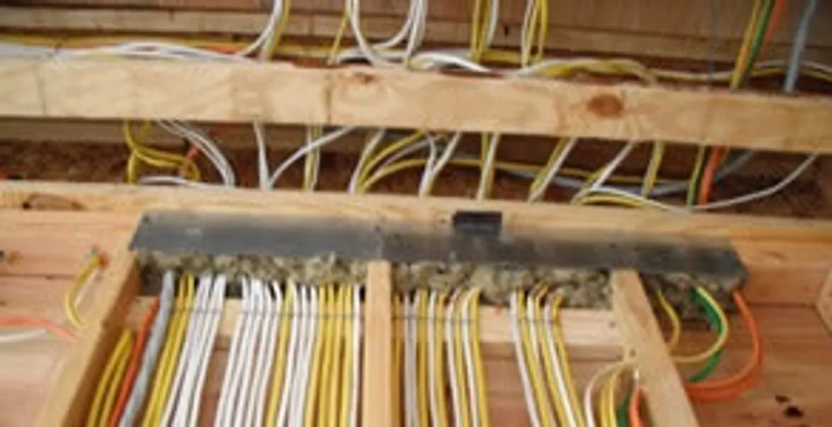 new construction wiring services with organized electrical rough-in performed by licensed electricians in Naperville, IL
